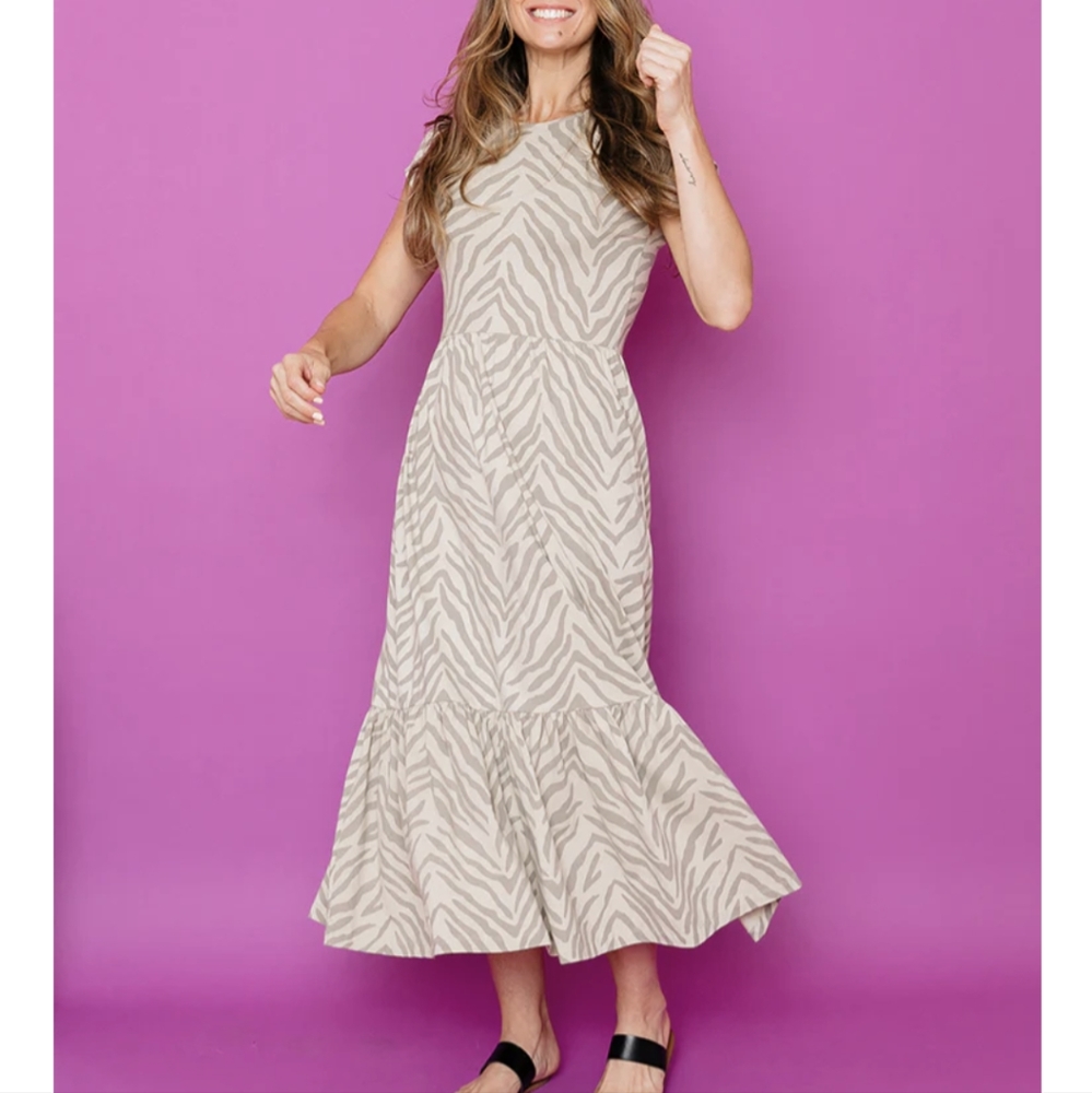 Mata Traders Randi Savannah Stripe Dress